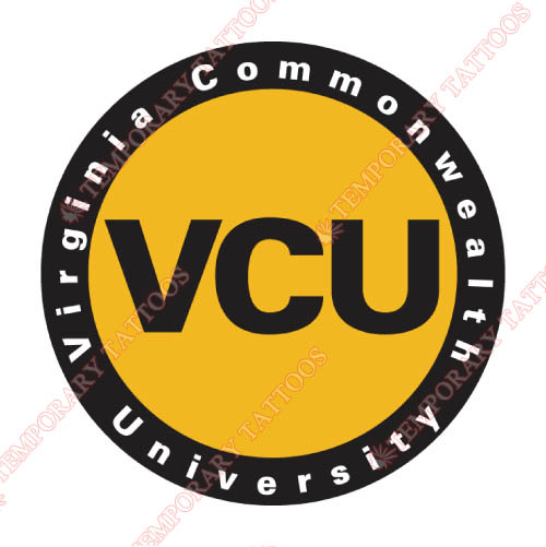 Virginia Commonwealth Rams Customize Temporary Tattoos Stickers NO.6843
